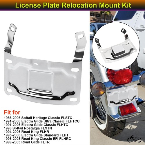 License plate relocation mount - license,